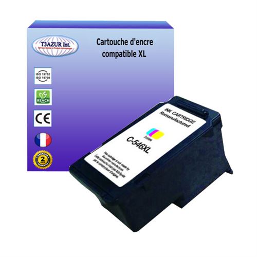 QUALITONER - 2 Cartouche compatible pour CANON 540 XL + 541 XL