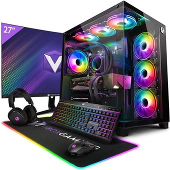 Vibox VII-138 PC Gamer Complet • 27 165Hz Écran • Intel Core i9 10900F 5,2 GHz • Nvidia RTX 5080 16 Go • 32 Go RAM • 2 To NVMe M.2 SSD • 850W PSU • Windows 11 • WiFi - 1
