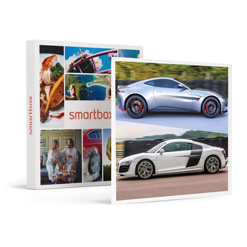 SMARTBOX - Coffret Cadeau Stage de pilotage multivolant : 2 tours en Aston Martin Vantage et 2 tours en Audi R8 sur le circuit de Nogaro-Sport & Aventure