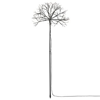 ECD Germany Arbre à LED 100 cm, 240 LED Blanc Chaud, pour