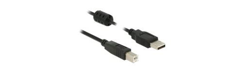 Delock - Câble USB - USB (M) pour USB type B (M) - USB 2.0 - 1.5 m - noir