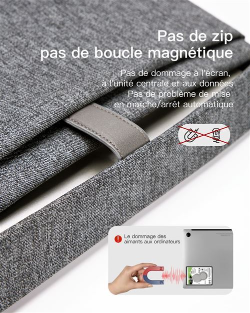 Inateck Housse 13-13,3 Pouces Ordinateur Portable pour MacBook Air