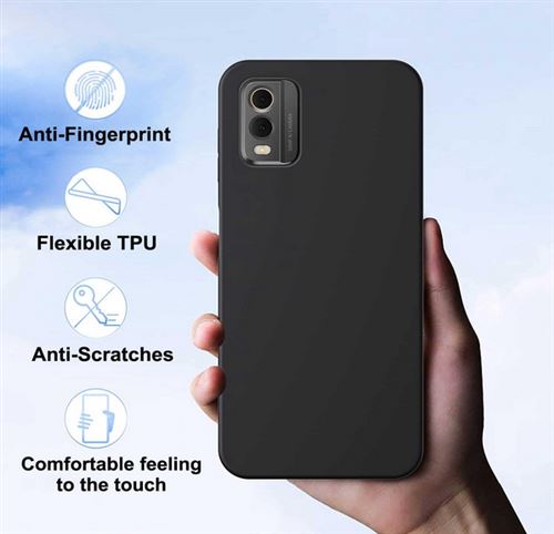 Housse Silicone Souple Pour Nokia C32 – Protection Anti-choc, Antidérapante, Facile à Installer