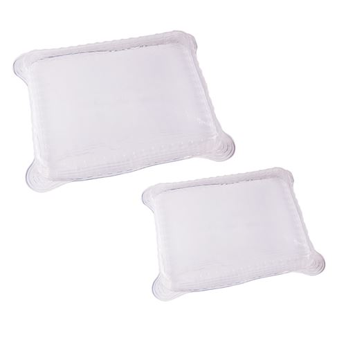 Set de 2 couvercles en silicone coverflex - Silikomart - Transparent - Silicone