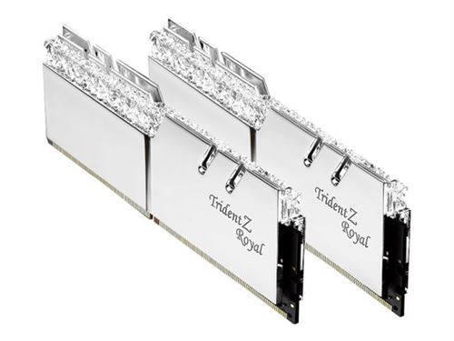 G.Skill Trident Z Royal Series - DDR4 - kit - 16 Go: 2 x 8 Go - DIMM 288 broches - 3600 MHz / PC4-28800 - CL16 - 1.35 V - mémoire sans tampon - non ECC - argent