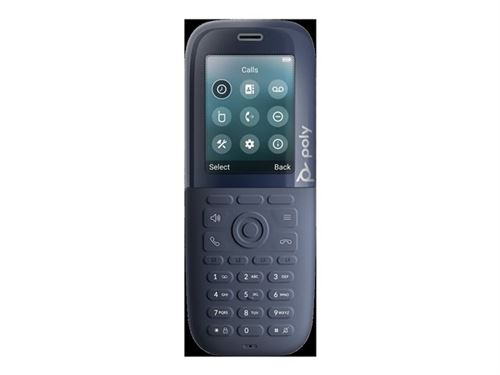 Poly Rove B2 Base Station and 30 Phone Handset Kit - Téléphone sans fil avec ID d'appelant/appel en instance - DECT - (conférence) à trois capacité d'appel - SIP, SIP v2, SIP over TLS, SIP sur UDP, SIP sur TCP, SDP, RTCP, RTP - noir