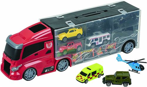 Camion - Partner - Convoyeur 6 Véhicules Et Rampe
