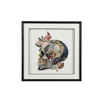 Tableau Toile La Catrina Tête De Mort - Décoration Murale Moderne - Signé Menzart