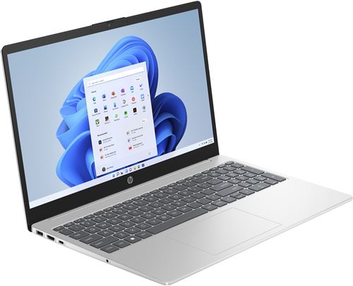 Ordinateur portable HP 15-fc0071nf - 15,6 FHD - Ryzen 5-7520U - 16 Go de RAM - Stockage SSD de 512 Go - Windows 11 - AZERTY