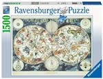 Puzzle - 1500p : Mappemonde Des Animaux Fantastique