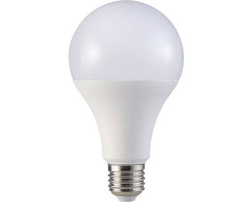V-TAC 126 LED EEC A+ (A++ - E) E27 forme standard 18 W = 125 W blanc chaud (Ø x L) 80 mm x 135 mm