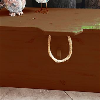 Pack 2 étagères flottantes en bois de pin marron 100x7cm Duc | Maisons