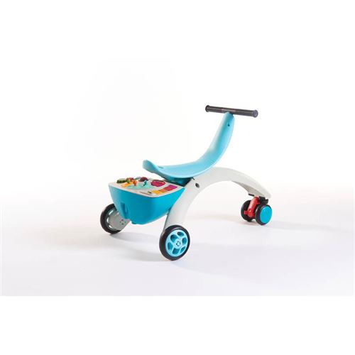 TINY LOVE Chariot de marche, Trotteur Evolutif Tiny Rider 5 en 1, avec frein, Bleu
