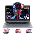 Ordinateur Portable 15.6 Pouces PC Portable 16Go RAM 512Go SSD Celeron N5095 Laptop Computer