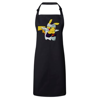 Fabulous Tablier Cuisine Premium Noir Pikachu Piccolo Dragon Ball Z Pokemon - 1