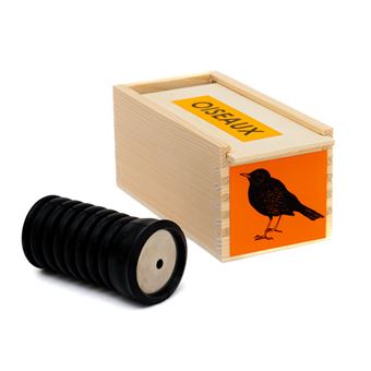 Richiami Naturali Francesi Richiamo Per Gallina D'Acqua Quelle Est Belle - Soffiato A Mano, In Scatola Di Legno Appeau Manuale