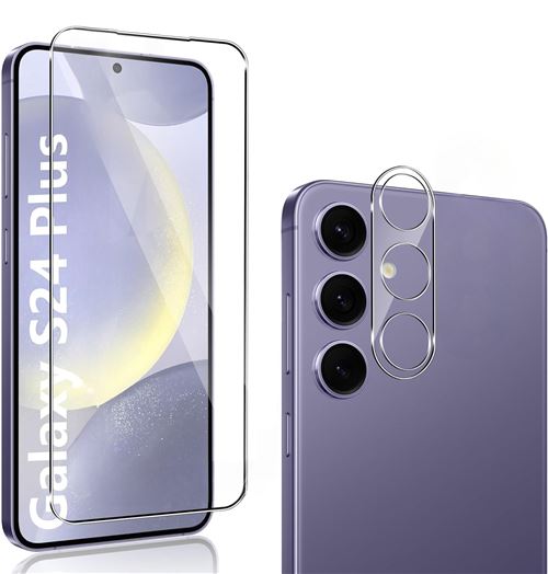 Verre Trempe et Protection Camera Arriere Transparent Pour Samsung Galaxy S24 Plus Little Boutik©