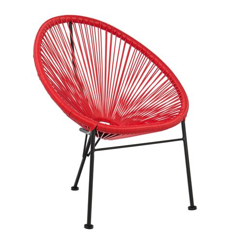 SKLUM Chaise pour enfants Mini Acapulco Rouge Coquelicot