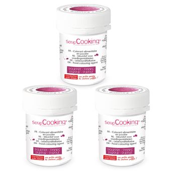 SCRAPCOOKING - Colorant alimentaire en poudre corail