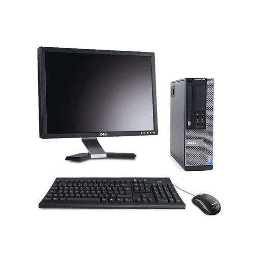 Ordinateur de bureau - Dell OptiPlex 3010 DT - 4Go - 250Go HDD + Ecran 20