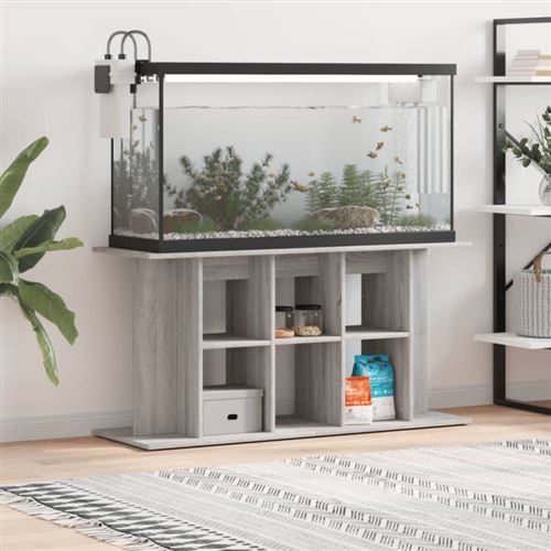 Vidaxl - Supporto Acquario 120x40x60 Cm Legno Multistrato Grigio Sonoma