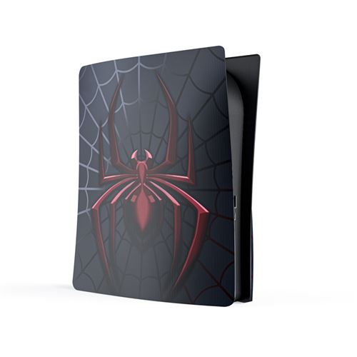 Coque De Protection Console Version Lecteur Optique PS5, Araignée Noir Gris