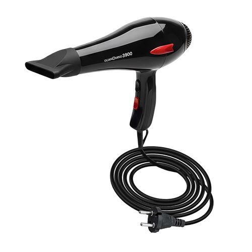 AVIZAR  S&egrave;che-cheveux Filaire 2000W Air Chaud et Air Froid Noir / Rouge