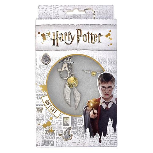 Golden Snitch Harry Potter Porte-clés + Pin Set