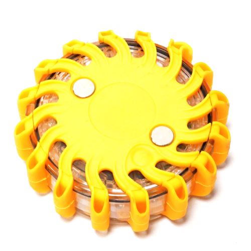 Gyrophare balise de signalisation à LED jaune IP67