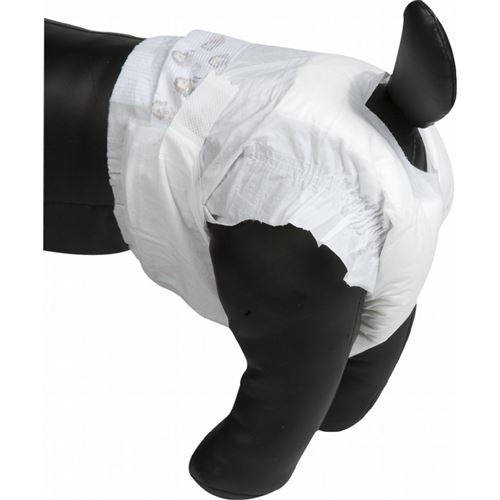 Comparer les prix de Couches S de 33 à 48 cm .pour chiens. DIPY. 12 Pièces. - Flamingo Pet Products - FL-510585