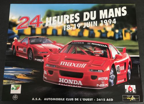 24H du Mans - 1994 - Honda - AFFICHE