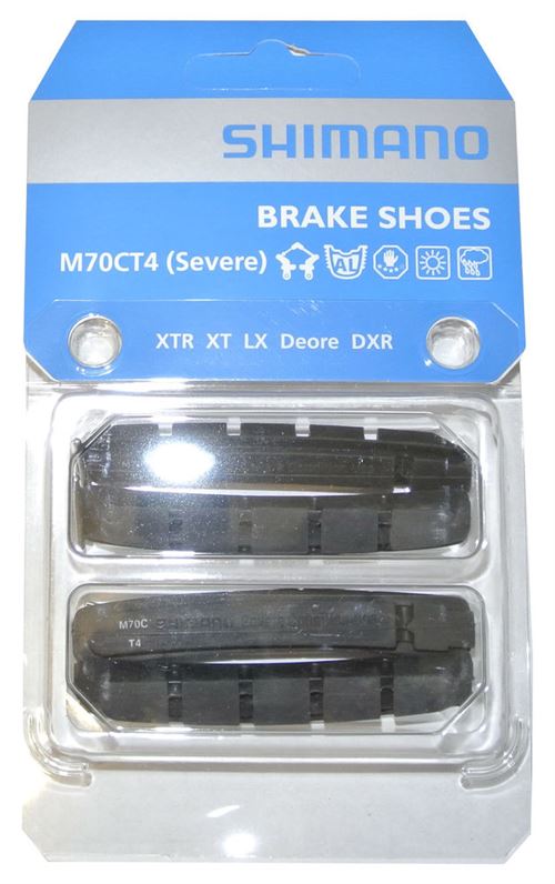Manchon en caoutchouc SHIMANO M70CT4 V-brake - y compris BR-M570 - BR-M970 (2 jeux)