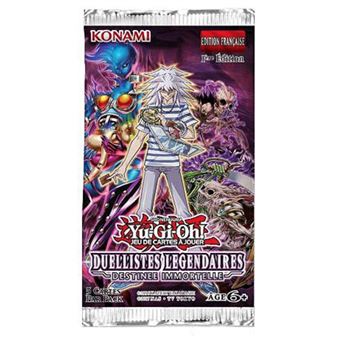 Jeu de cartes Konami YU-GI-OH JCC Booster Destinée Immortelle