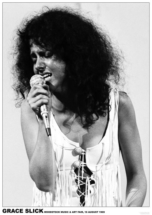Grace Slick - Woodstock Music & Art Fair 1969 - AFFICHE