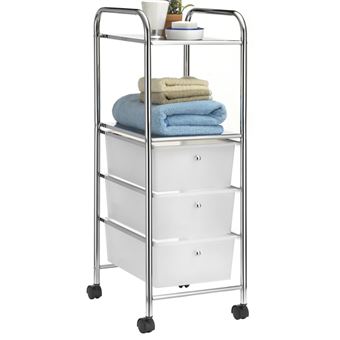 Caisson sur roulettes GINA chariot avec 3 tiroirs en ...