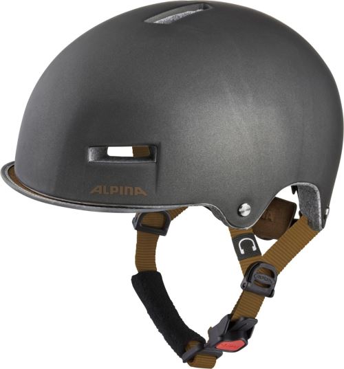 Casque Alpina Grunerlokka Casque Sépia 57-61cm
