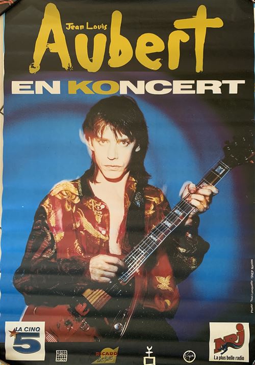Jean-Louis AUBERT - En KoNCERT - Second Visuel - 80x120cm - Affiche