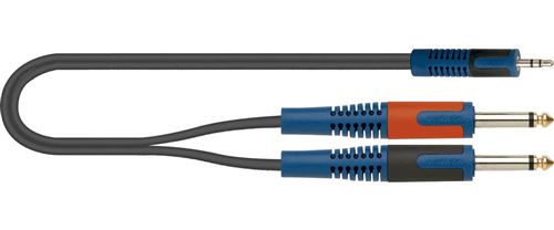 Roksolid Quiklok Rksa140-2 Cable Minijack 2 X Jack Mono 2 M Câbles Adaptateur