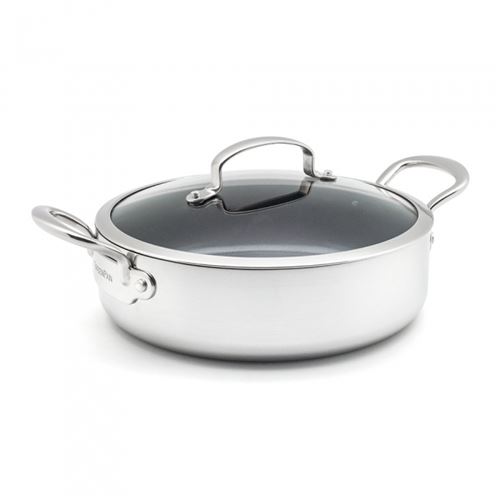 sauteuse inox 26cm + couvercle - cc000846-001