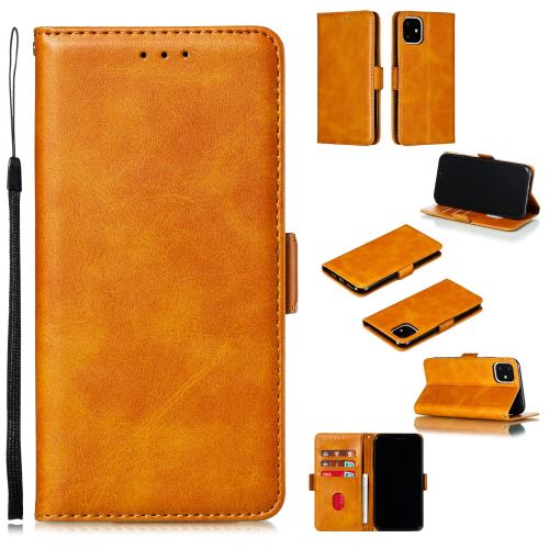Etui en PU avec support marron pour votre Apple iPhone XR 6.1 pouces (2019)