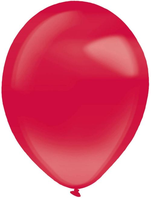 Amscan ballons 13 cm en latex transparent baies rouges 100 pièces