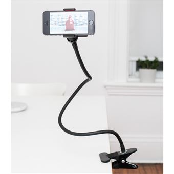 Kikkerland - Support flexible pour téléphone - Noir -