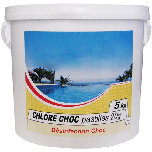 Chlore choc pastille 5kg Nmp chlore choc