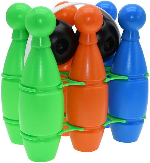 Non Communiqué Bleu Reydon Jeu De Bowling Junior 23,5 X 15 X 13,5 Cm Vert/Orange - Image 1