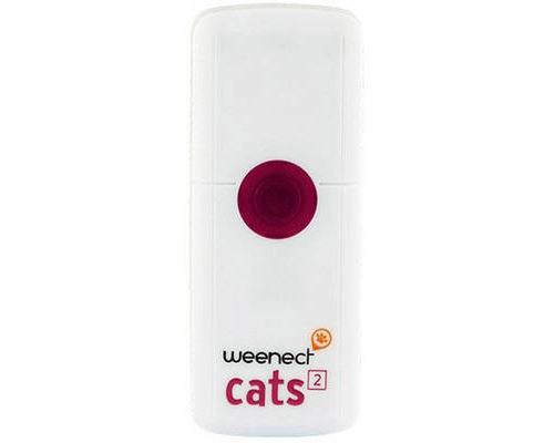Weenect Cats Traceur GPS traceur danimaux domestiques blanc