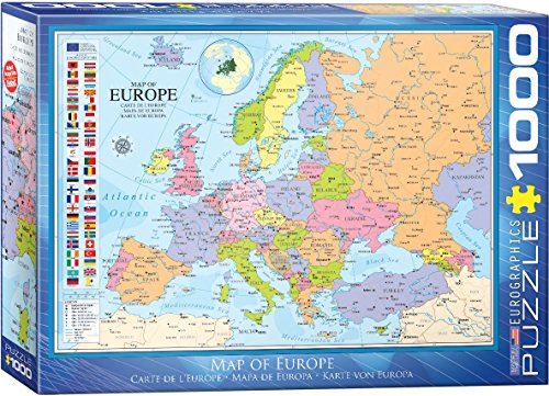EuroGraphics Map of Europe Puzzle (1000 Piece)