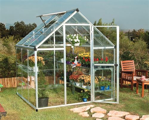 Serre de jardin 3.4m² argent Palram 701626
