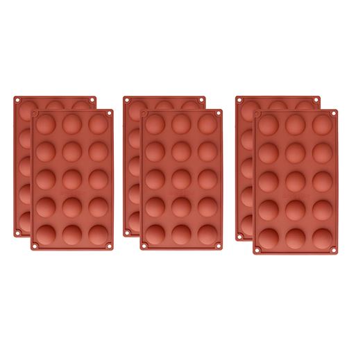 Moule Silicone 15 cavité Demi-balle DIY patisserie -café