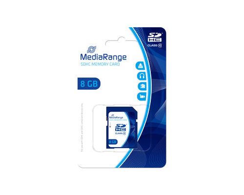 MediaRange - carte mémoire flash - 8 Go - SDHC