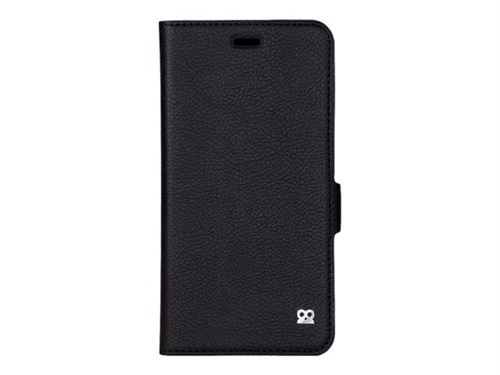 Etui folio en cuir Ibroz Noir pour Asus Zenfone 4 Max ZC520KL 5.2